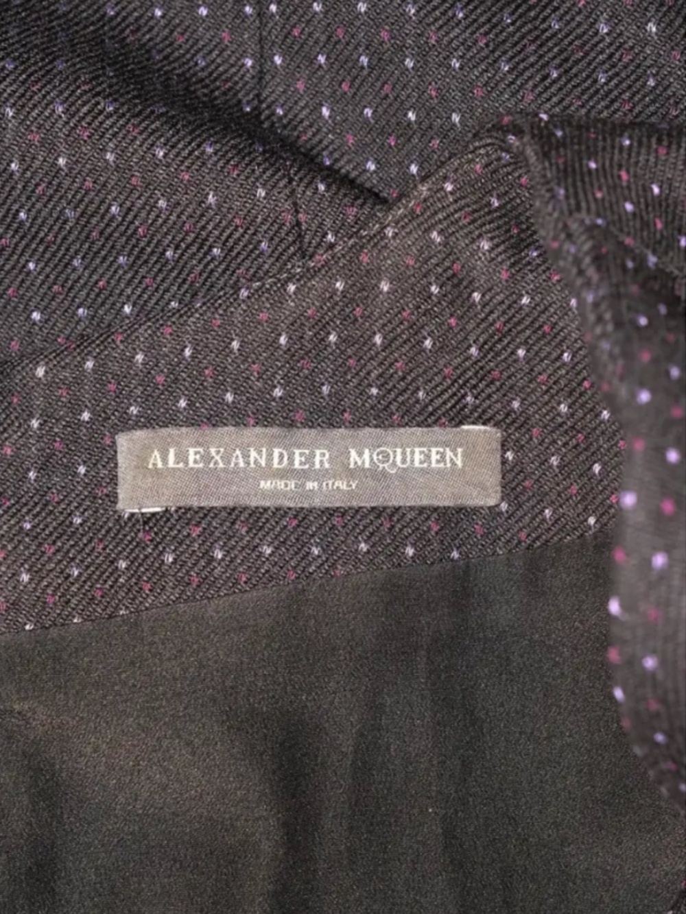 Alexander McQueen Mini dot Wool Cowl Neck Cap Sleeve dress US 4 / 40 IT - Picture 5 of 7